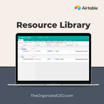 Resource Library - Airtable Template