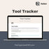 Track all your software and tools with our Notion Tool Tracker!